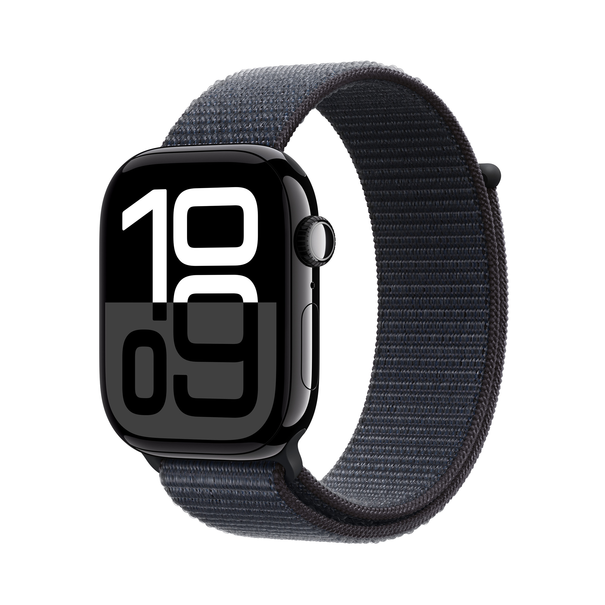 Apple Watch Series 10 GPS 46 mm Simsiyah Alüminyum Kasa ve Mürekkep Moru Spor Loop (MWWR3TU/A)