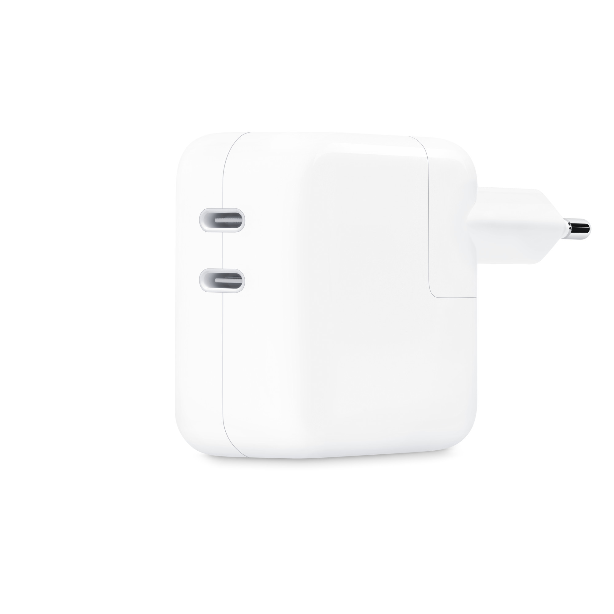 35 W Çift USB-C Bağlantı Noktalı Güç Adaptörü - Beyaz (MW2K3TU/A)