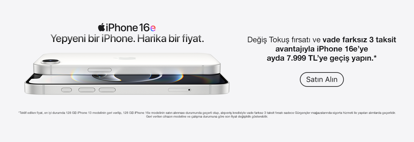 iPhone 16e Değiş Tokuş