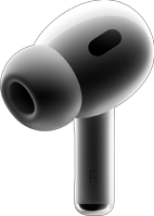 Silikon kulaklık ucu takılmış sağ AirPod