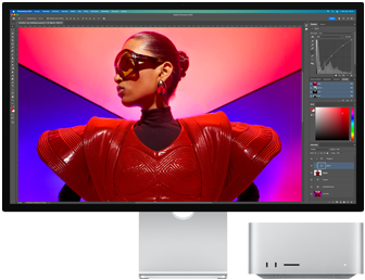 Mac Studio ve Studio Display kullanılarak düzenlenen bir film